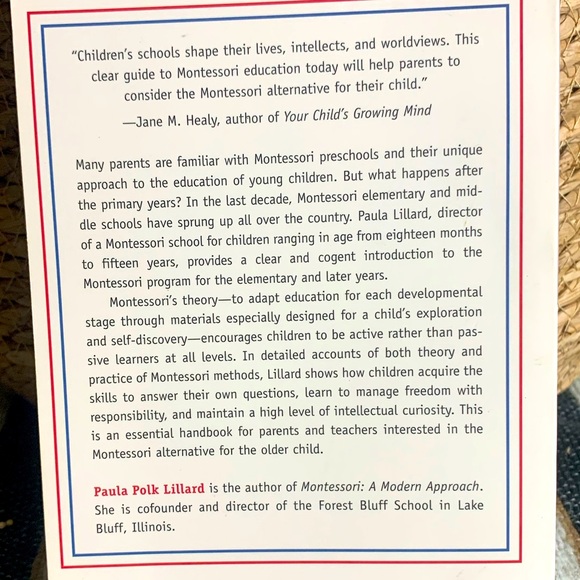 Montessori Today: A Comprehensive Approach to Education from Birth to Adulthood - Picture 2 of 2